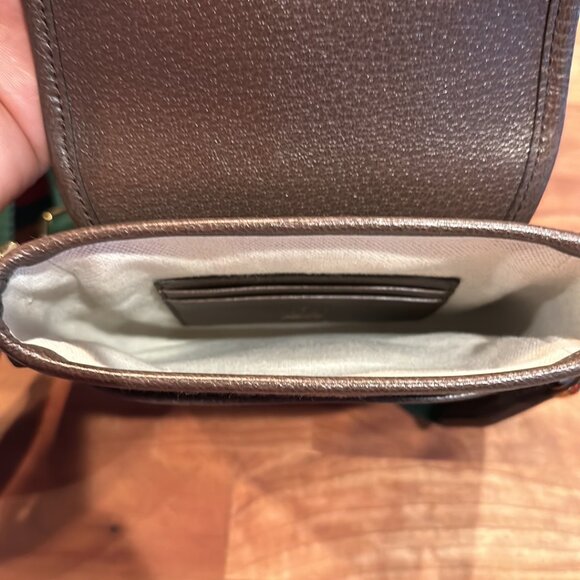 GUCCI X PALACE GG P Canvas Monogram Web Camouflage Flap Messenger (Unisex) - Picture 3 of 13